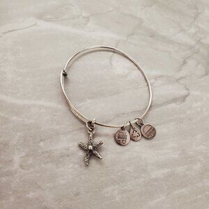🐚 Alex And Ani Nautical Beach Starfish Silver Expandable Bracelet 🐚